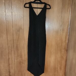 City Triangles Black High Low Dress